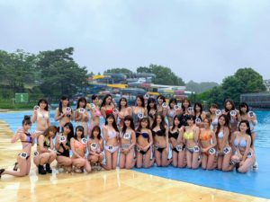 第2回サンスポGOGOクィーン撮影会（2019年6月30日（日）埼玉県所沢市の西武園遊園地内の屋外プールにて）